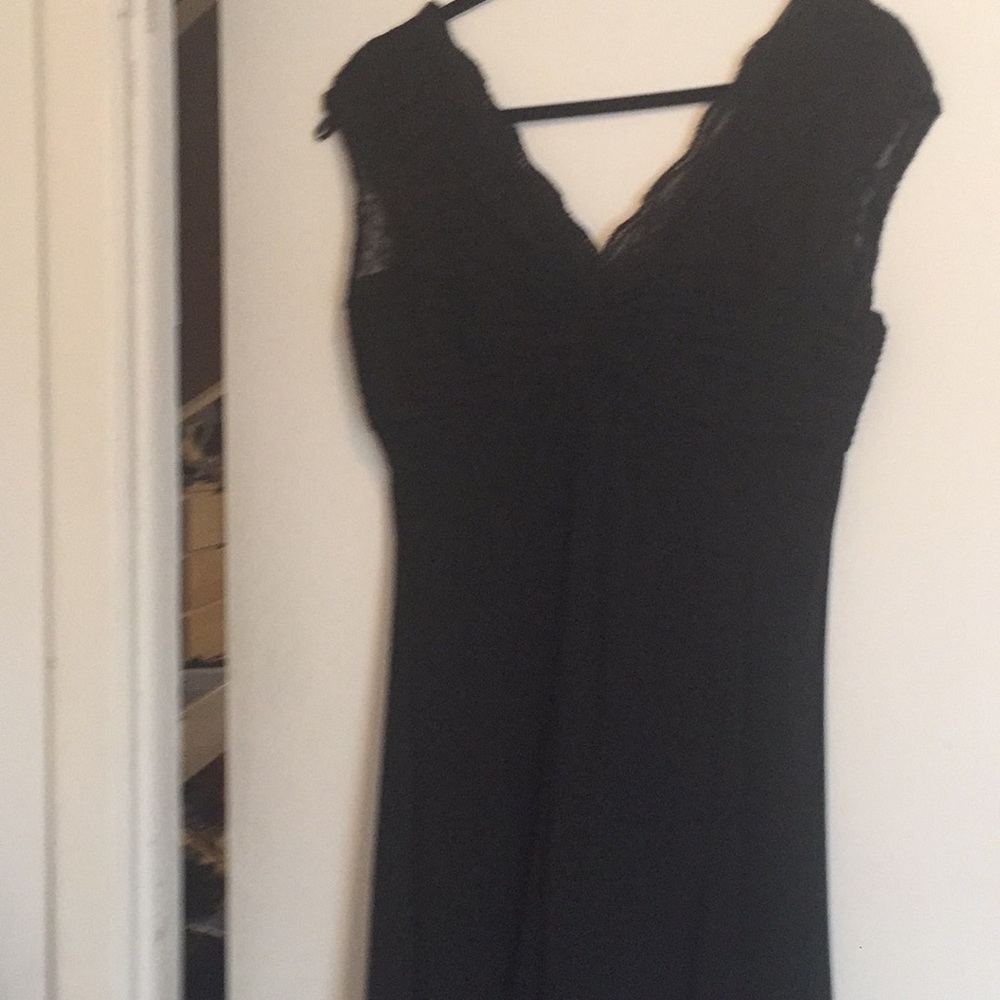 Black cocktail dress